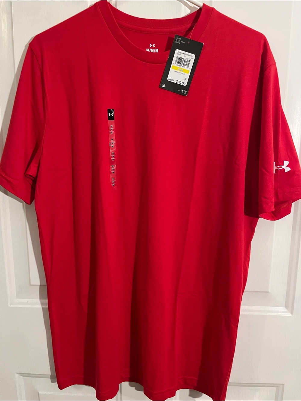 Under Armour Men’s Bright Red Short Sleeve Performance Tee